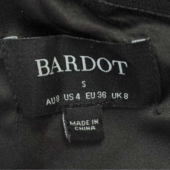 BARDOT Back Asymmetrical Mini Dress In Size 4 - Picture 5 of 12